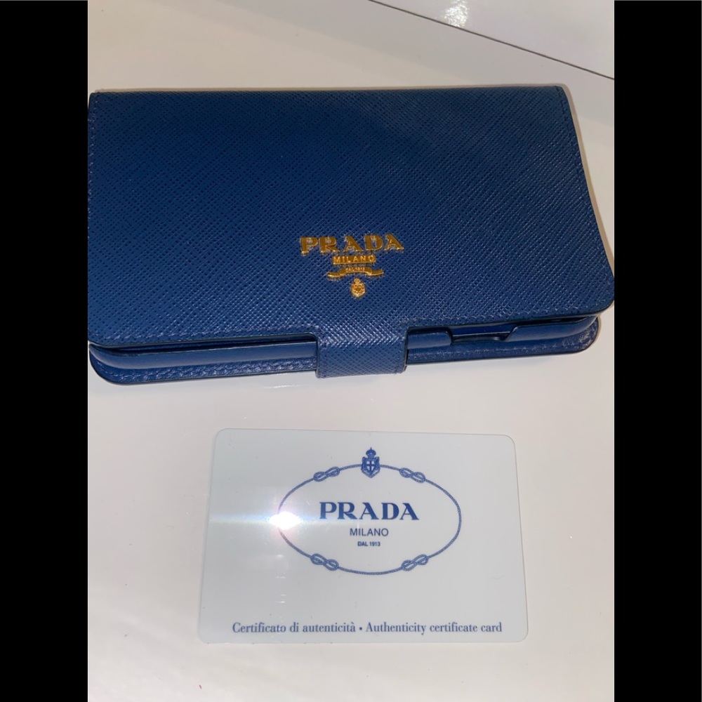 Authentic Prada I Phone Case Plus Wallet/Wristlet - image 1